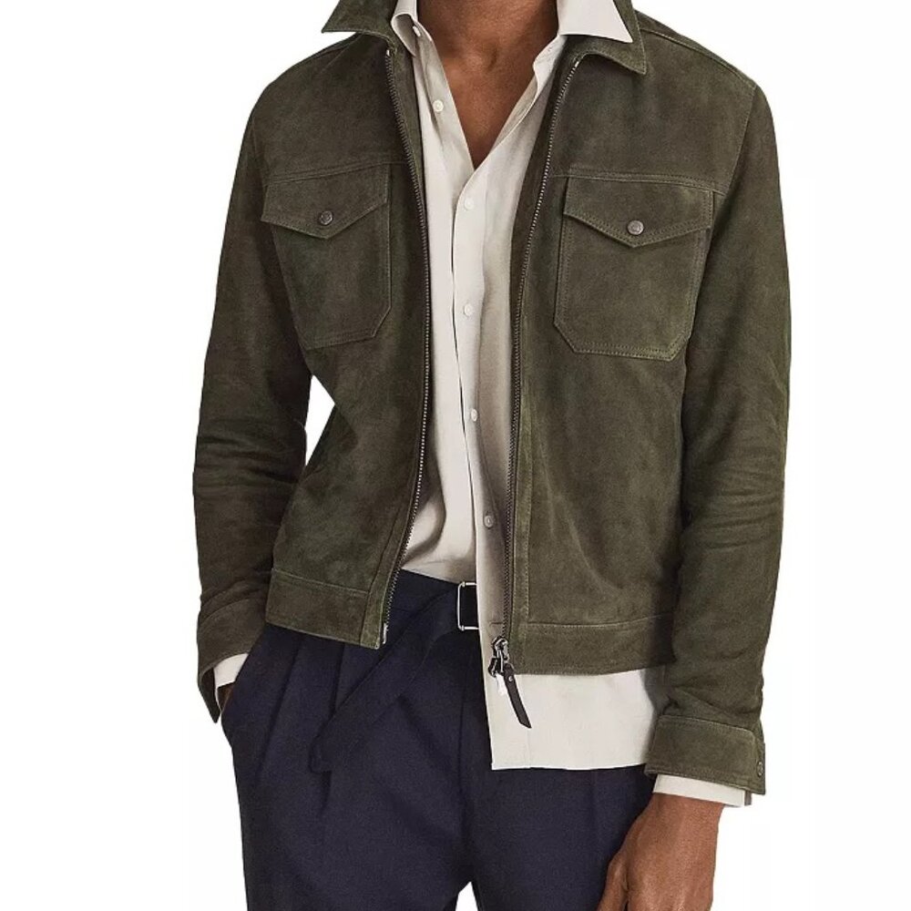 Reiss Pike Jacket - Olive